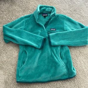 Patagonia womens Re-Tool Snap T fleece pullover Small